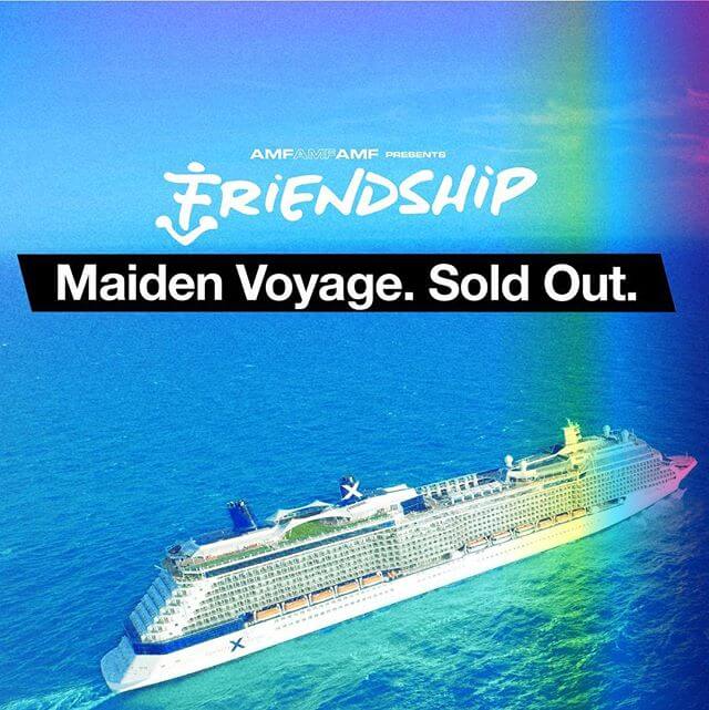 Thank you! We’re overwhelmed by the support and happy to announce that in two short days, we have SOLD OUT our maiden voyage of Friendship! Major news coming for 2019 | Sign up for new adventures here on amfamfamf.com