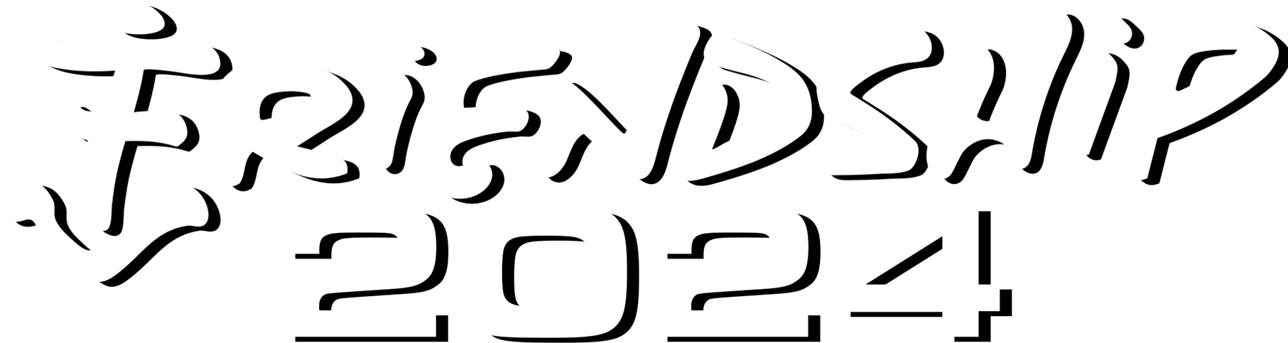 The Friendship 2024   Friendship Logo 2024 White W Shadow 